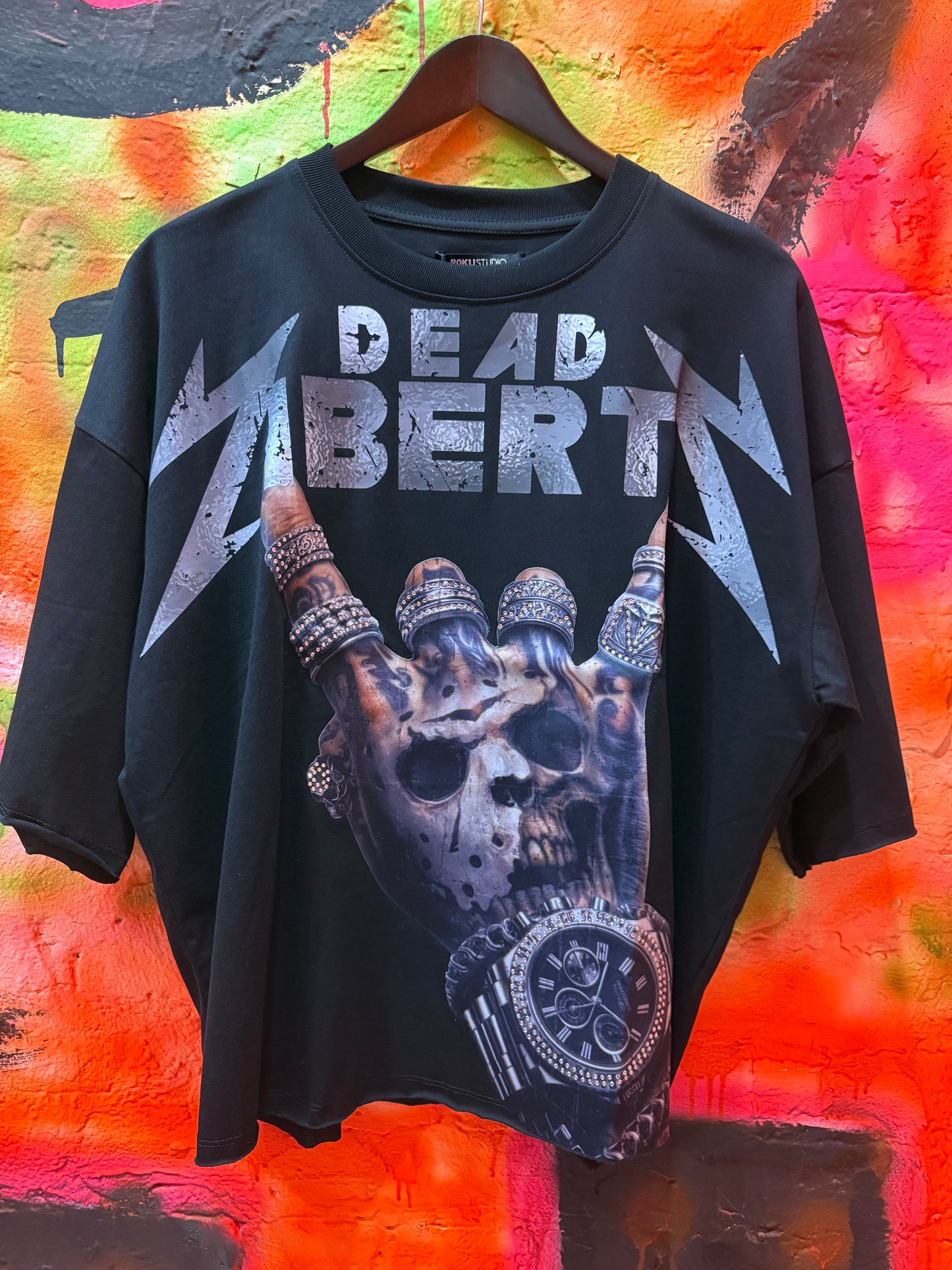 Roku "Dead Liberty" Rhinestones T-Shirt
