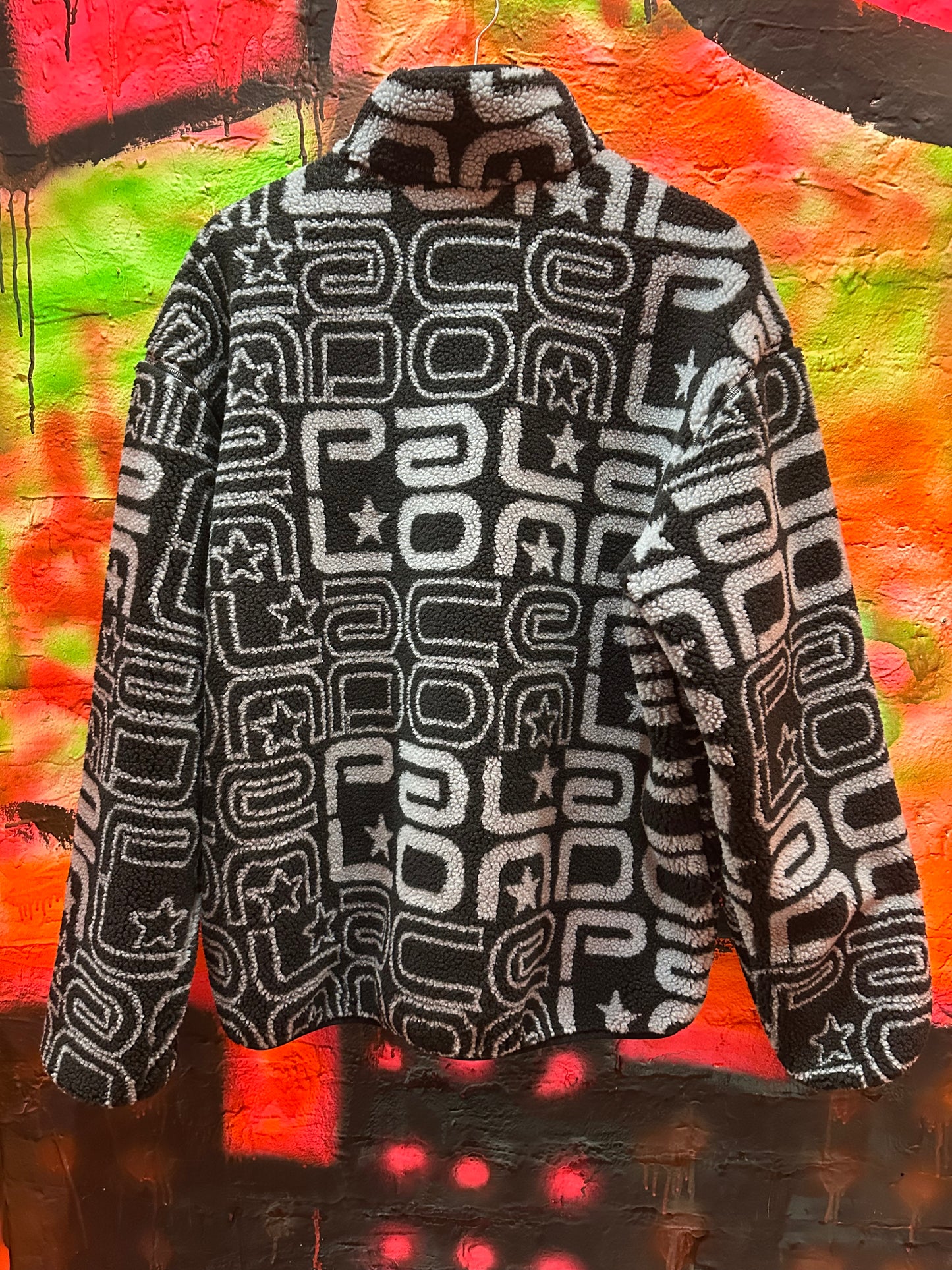 Palace full zip fleece jacket - large