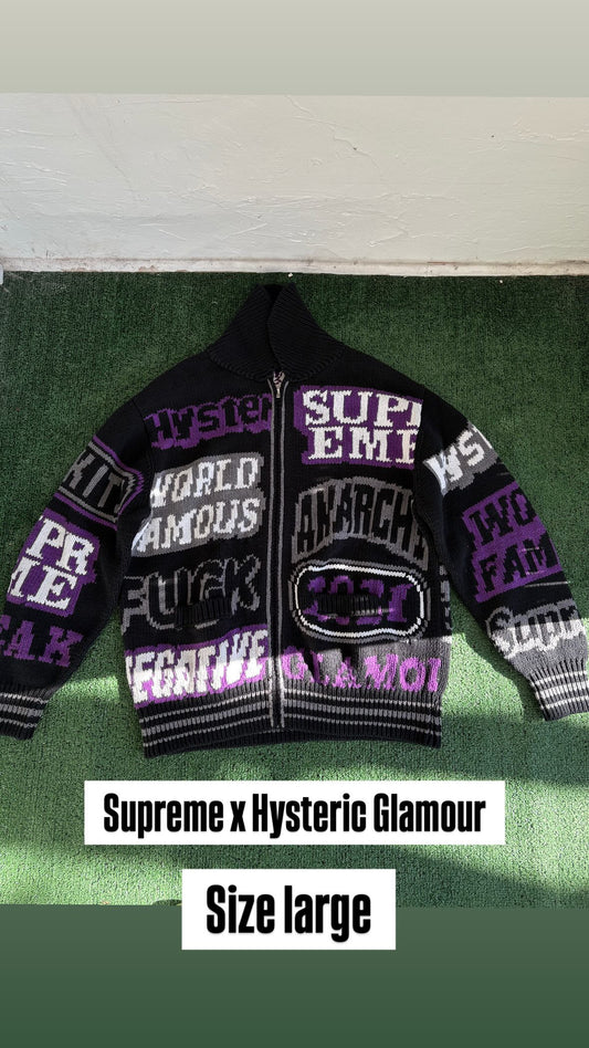 Supreme x Hysteric Glamour sweater - large