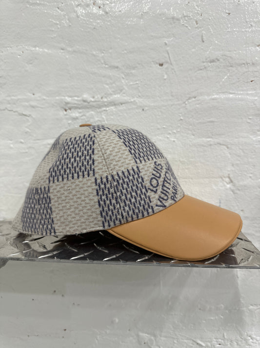 LV Wool Damier Zur cap - M