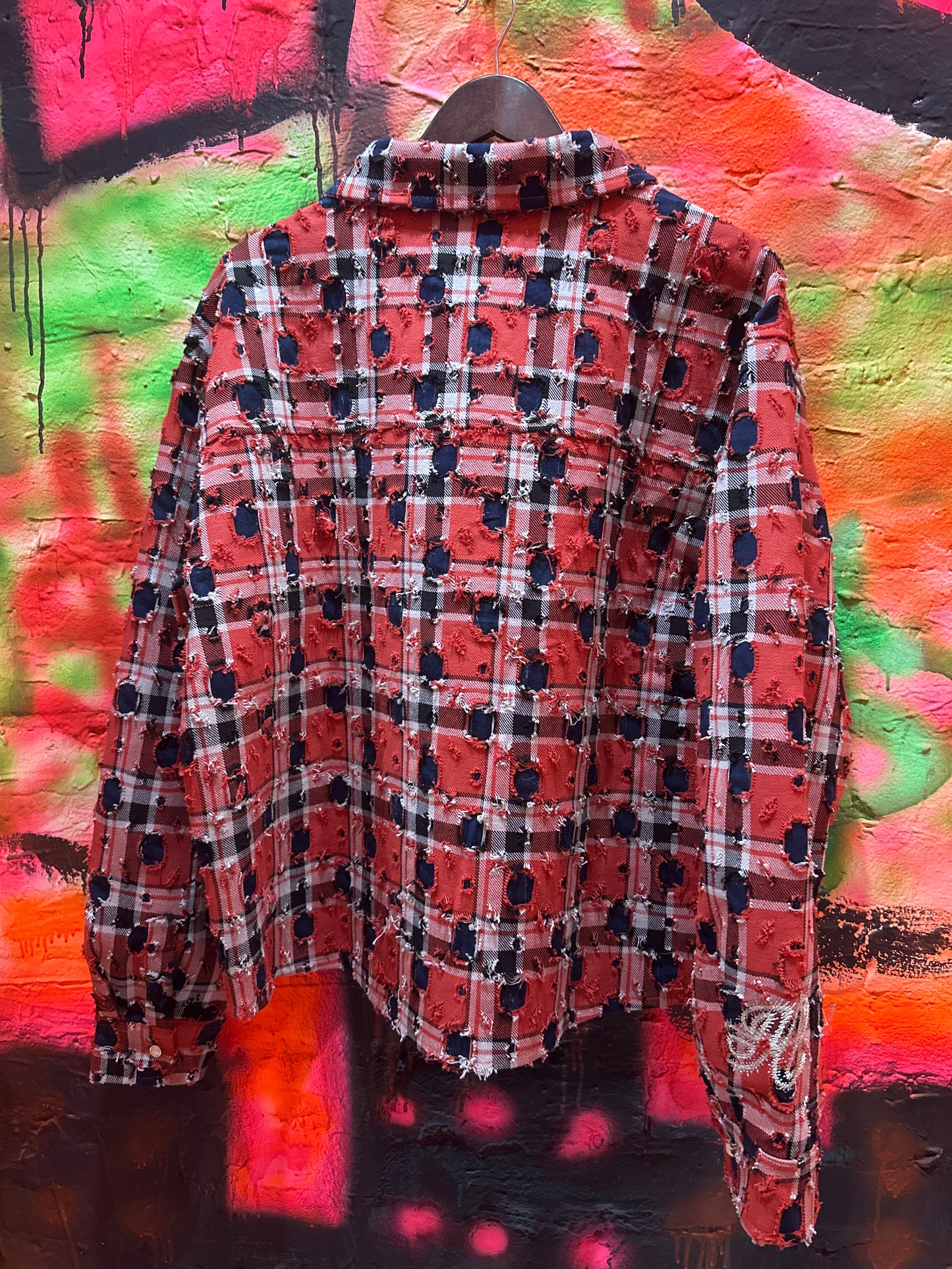 Homme Femme patchwork flannel