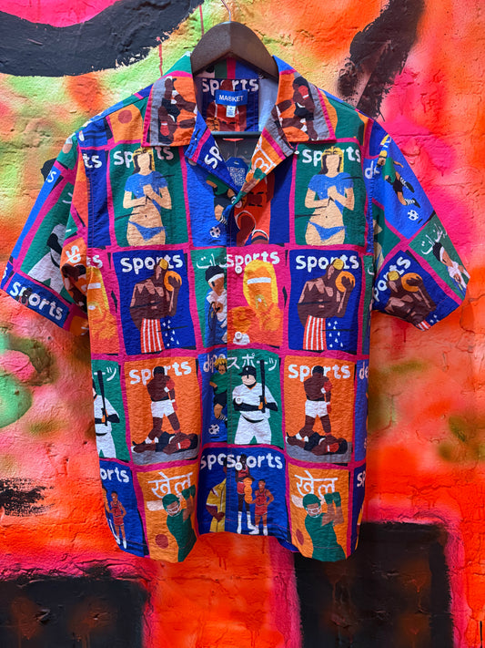 Illustrated SS Button Up by Market