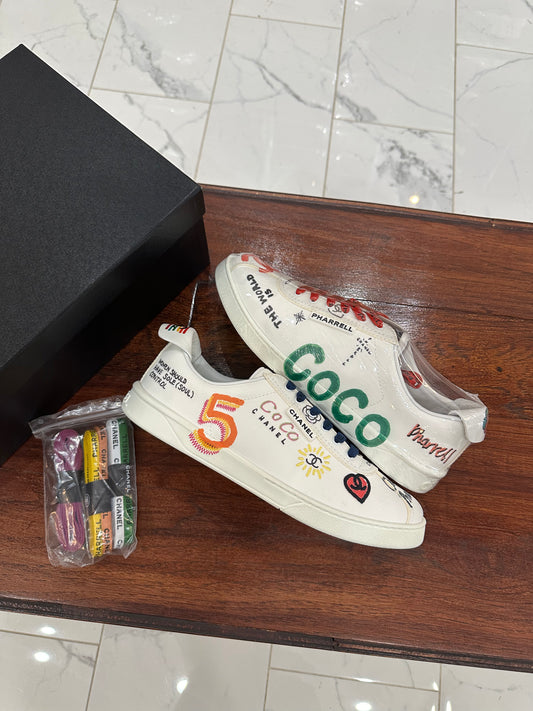 Chanel x Pharrell Williams Graffiti sneaker