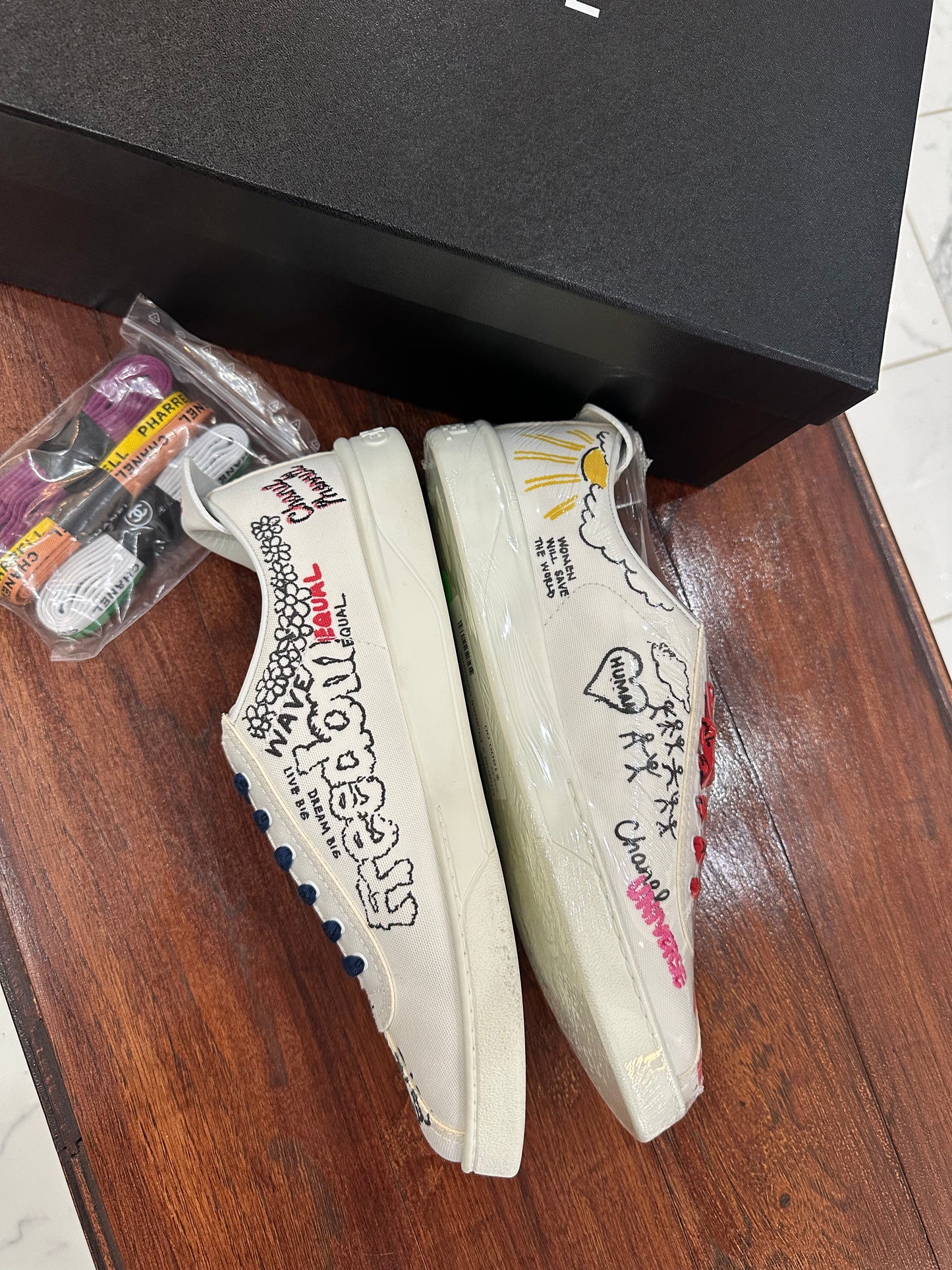 Chanel x Pharrell Williams Graffiti sneaker