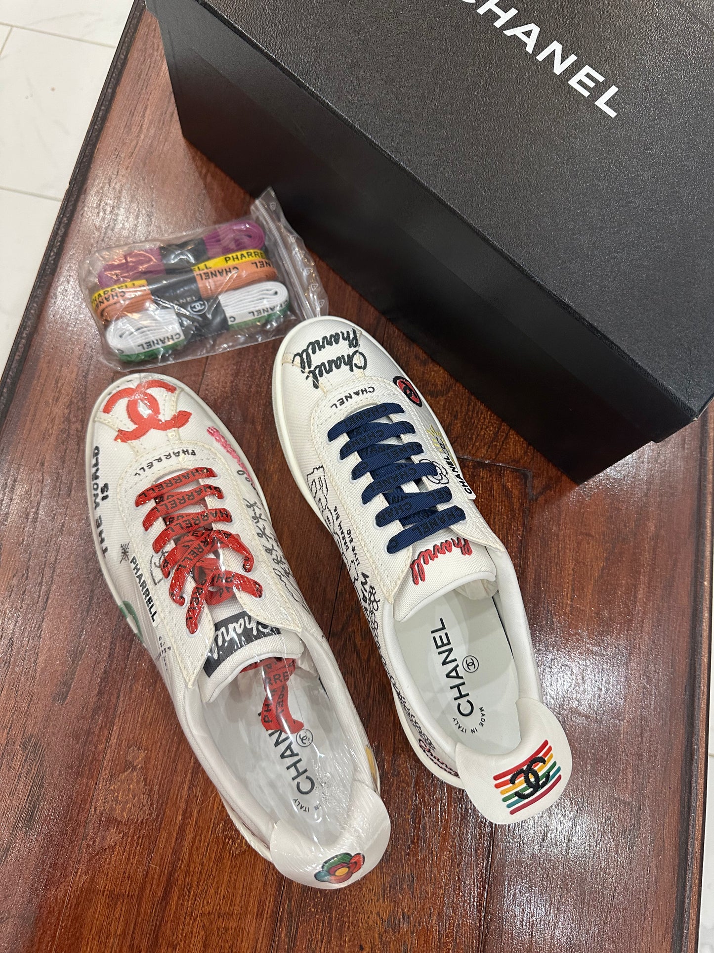 Chanel x Pharrell Williams Graffiti sneaker