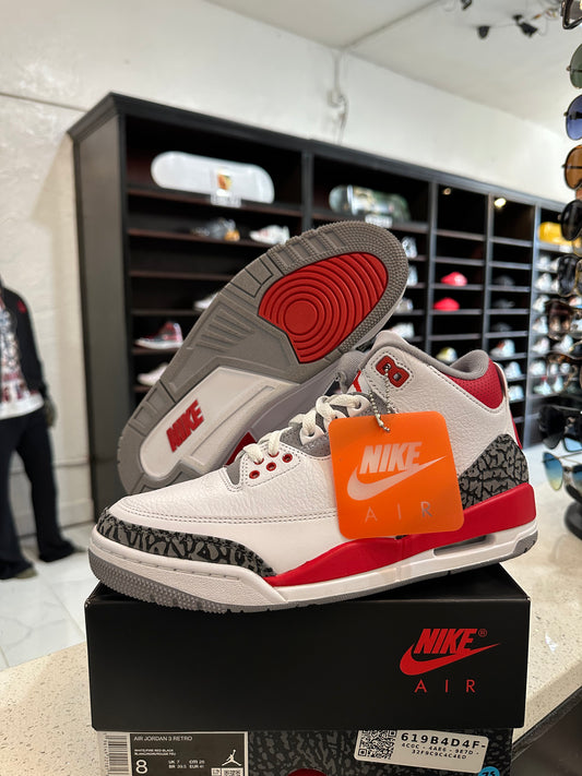 Jordan 3 Fire red 2022 - 8 new