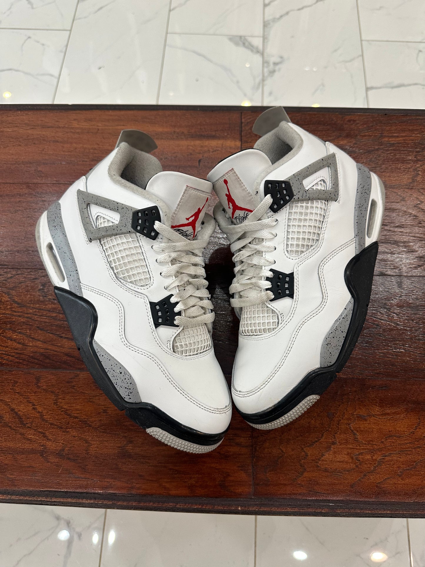 Jordan 4 Retro White Cement (2025) - Used (No Box)
