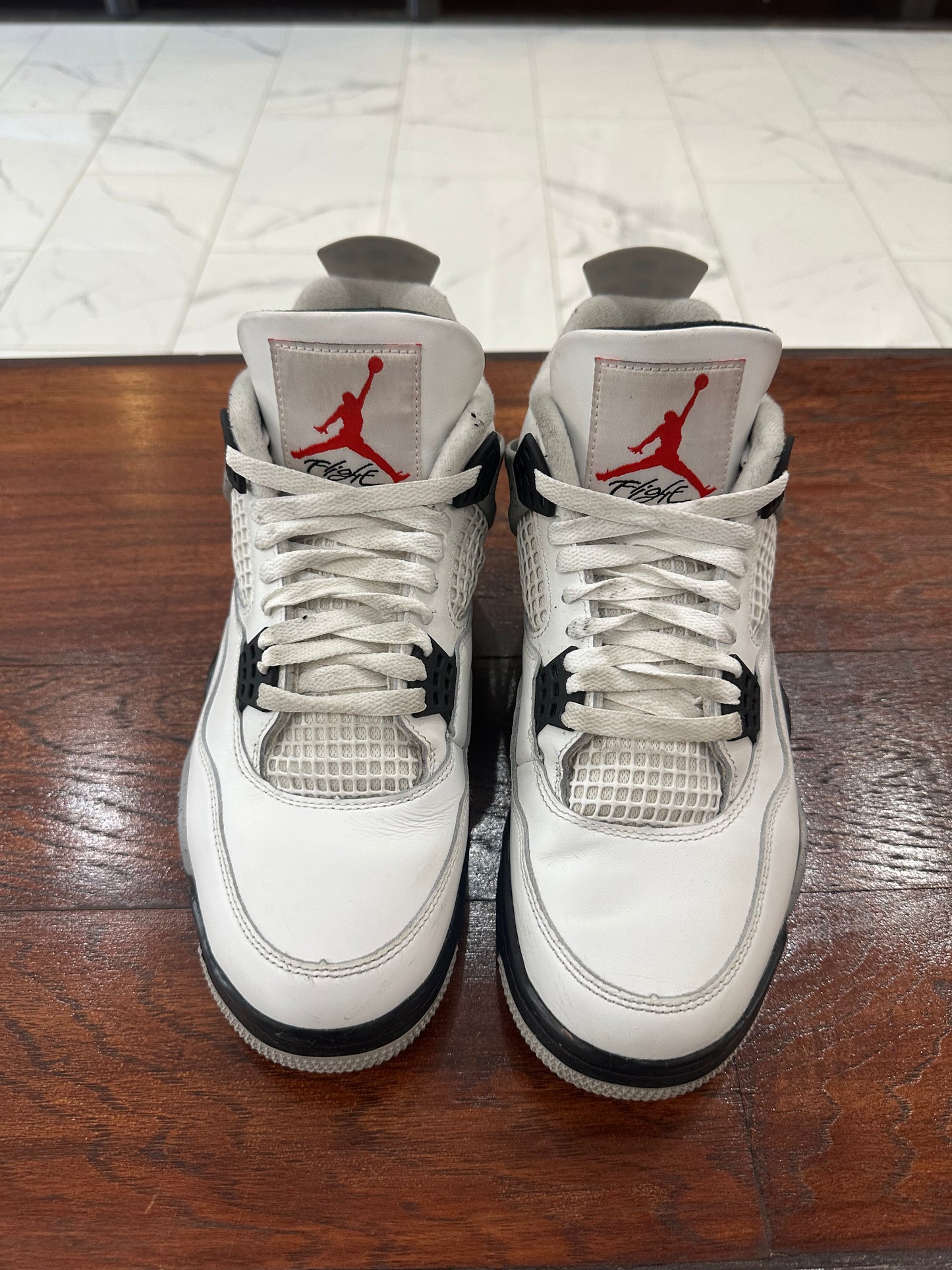 Jordan 4 Retro White Cement (2025) - Used (No Box)