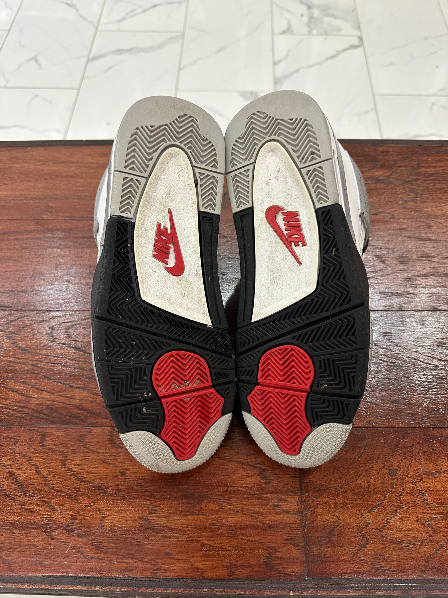 Jordan 4 Retro White Cement (2025) - Used (No Box)